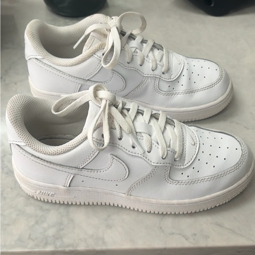 Nike Kids All-White Sneakers